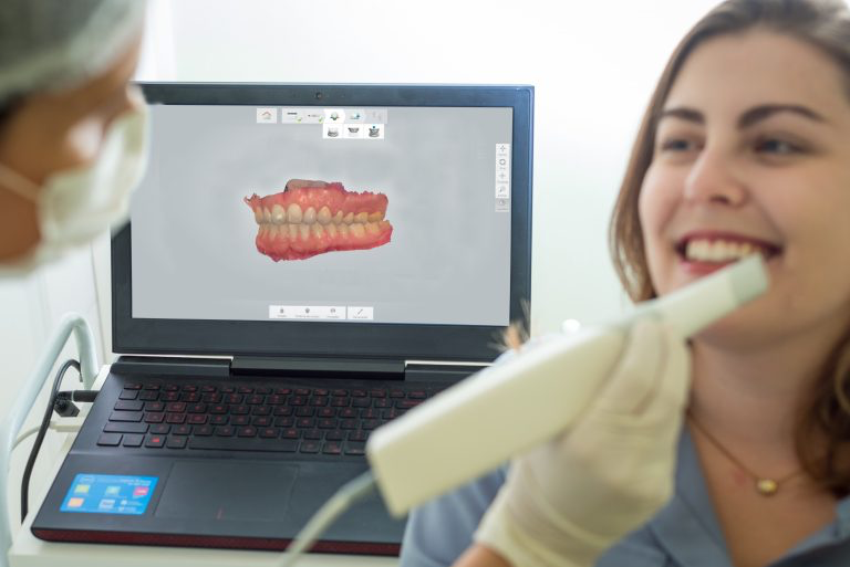 Imagem de exame - Radiologia Odontológica